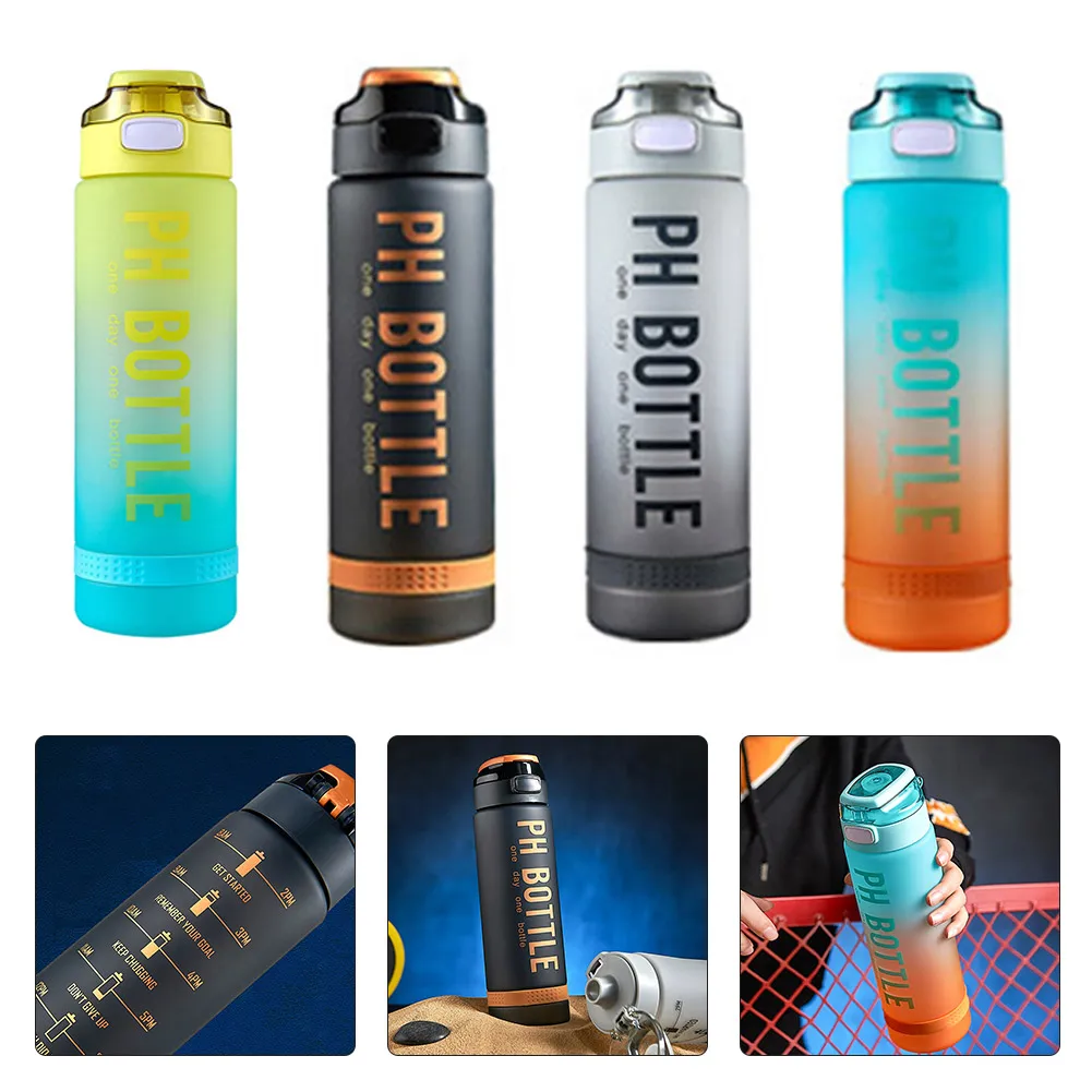 

1000ml Sports Fitness Space Cup Gradient Color Portable Fitness Water Bottle Bike Equipments Bicycle Accessories For Bicycle