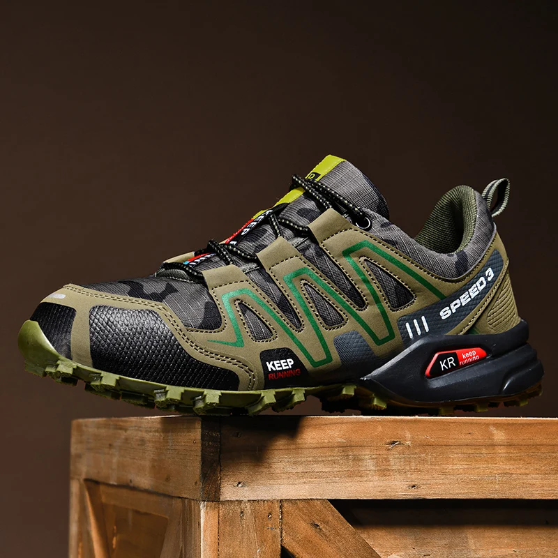 

Men Sneaker Anti-Skid Mountain Hiking Boots Wear-Resistant Sports Hiking Shoes for Men Climbing Sport