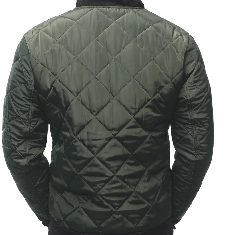 2022 Winter Coat Men's Jacket Windproof Aviator Fashion Casual Collar Spring Autumn Solid Color Quilted Warm Zipper S-3XL Hooded