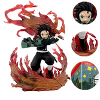 23cm collection figuarts zero demon slayer kamado tanjirou figure god of fire breathing kimetsu no yaiba fighting figurine toys