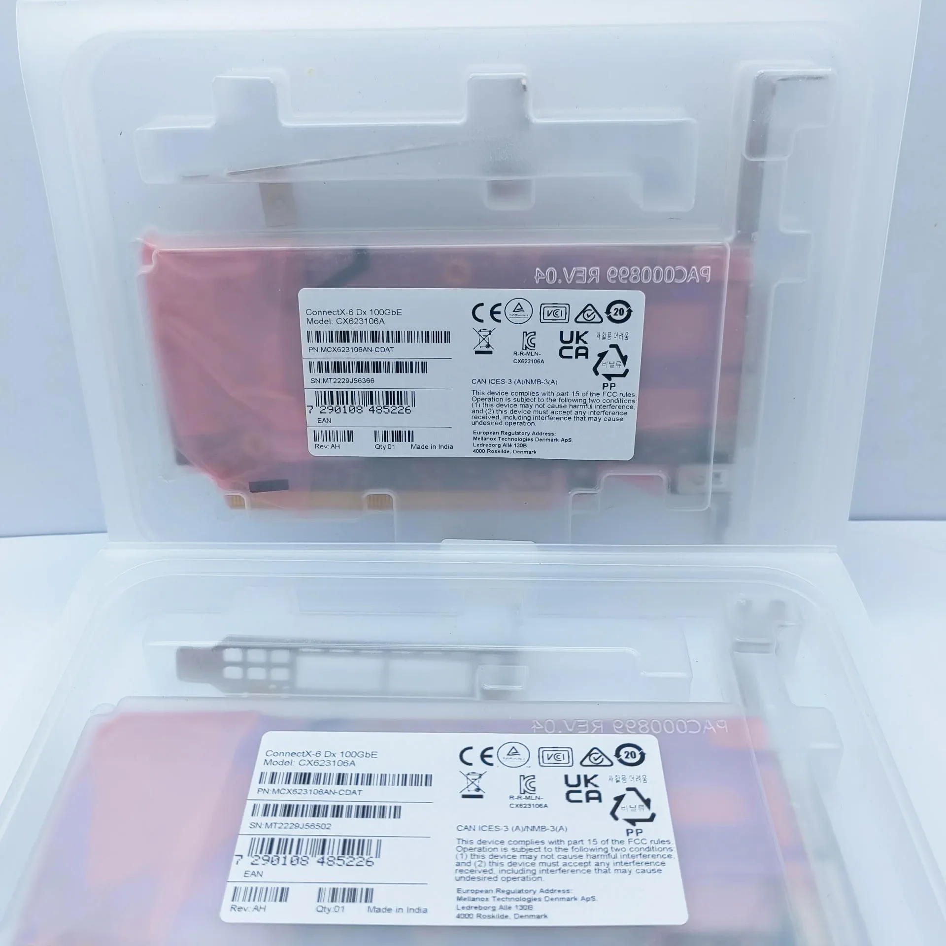 Mellanox MCX 623106 AN-CDAT ConnectX-6 Dx 100GbE Двухпортовая карта адаптера QSFP56 EN