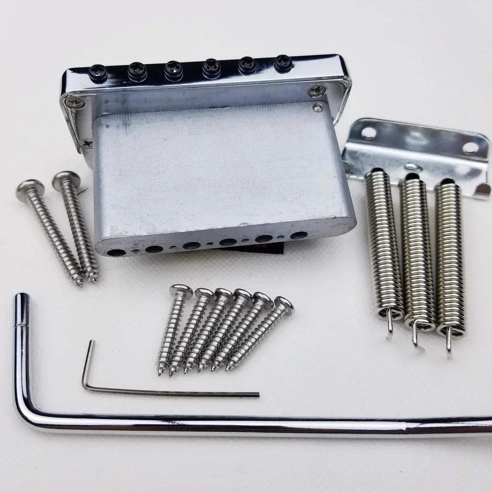 Wilkinson Chrome Silver ST Электрогитара Тремоло Система Бридж WOV09