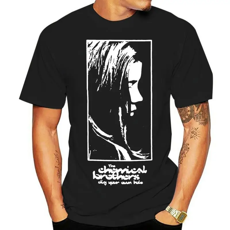 

Chemical Brothers MenS Dig Your Own Hole Slim Fit T-Shirt Coal Breathable Tee Shirt