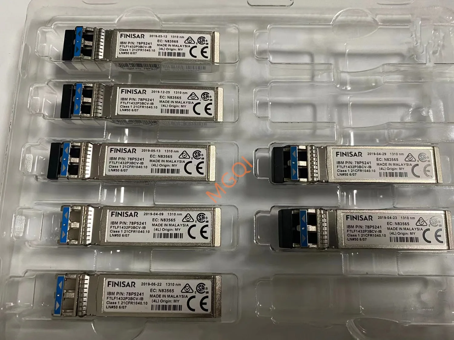 Оптическое волокно IBM 32G SFP/FTLF1432P3BCV-IB 78P5241 N83565/32 ГБ 1310 нм 10 км LW одномодовый