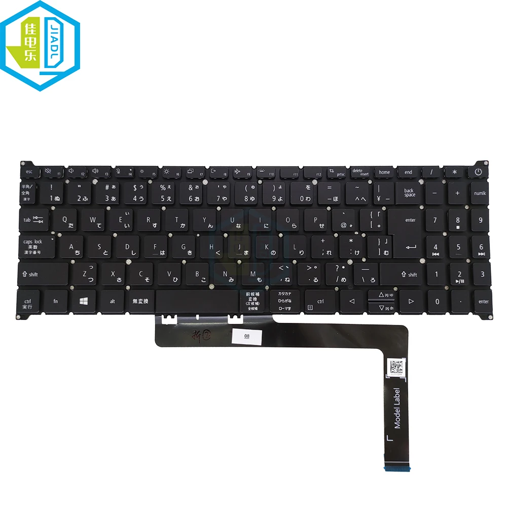 Японская Клавиатура для ноутбука Acer Aspire A315-59 A315-59G N22Q3 клавиатуры без подсветки
