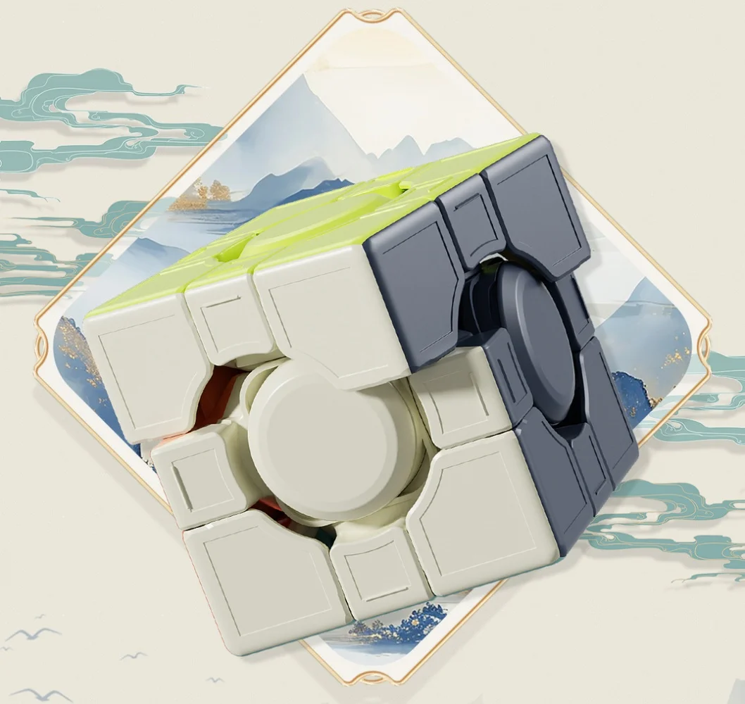 YongJun Idea Тысяча машин 3x3 Волшебный куб без наклеек Специальная форма Fun Qianji