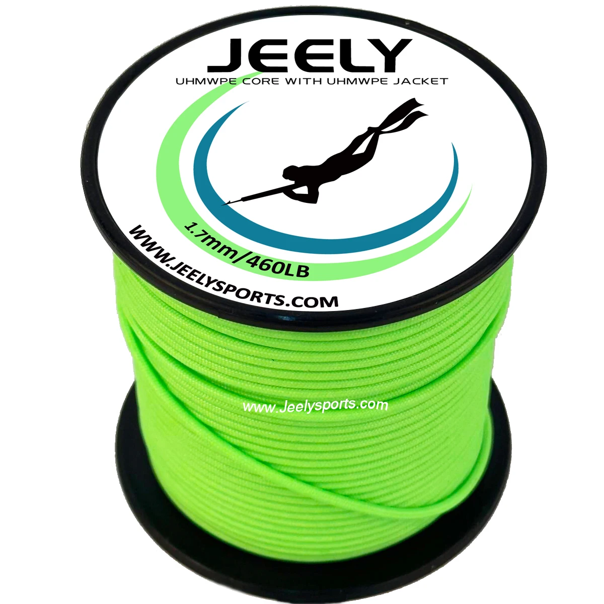 

460 фунтов, 1,7 мм, 50 м, леска для подводной охоты с сердечником UHMWPE