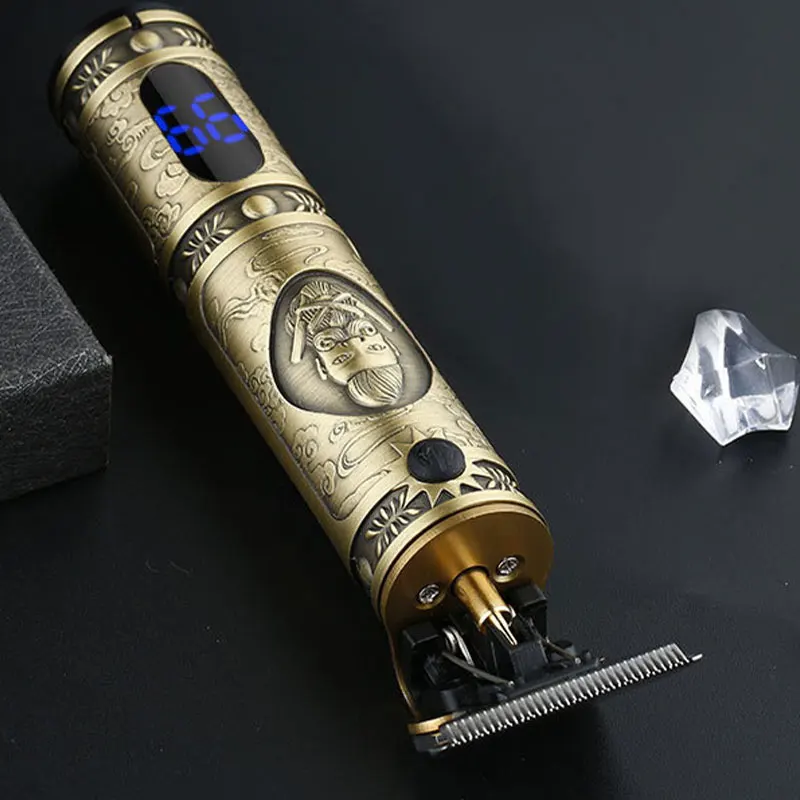 

Машинка для стрижки волос T9 мужская с ЖК-дисплеем и зарядкой от USB
