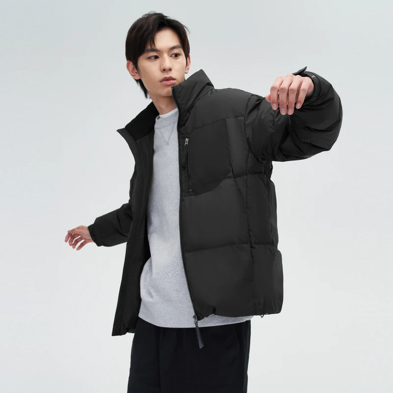 Мужской зимний пуховик BOSIDENG антистатический антибактериальный устойчивый к