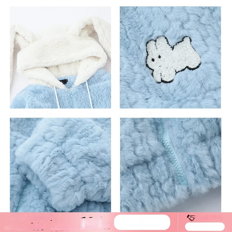 Женская одежда на флисовой подкладке с капюшоном в стиле преппи милыми