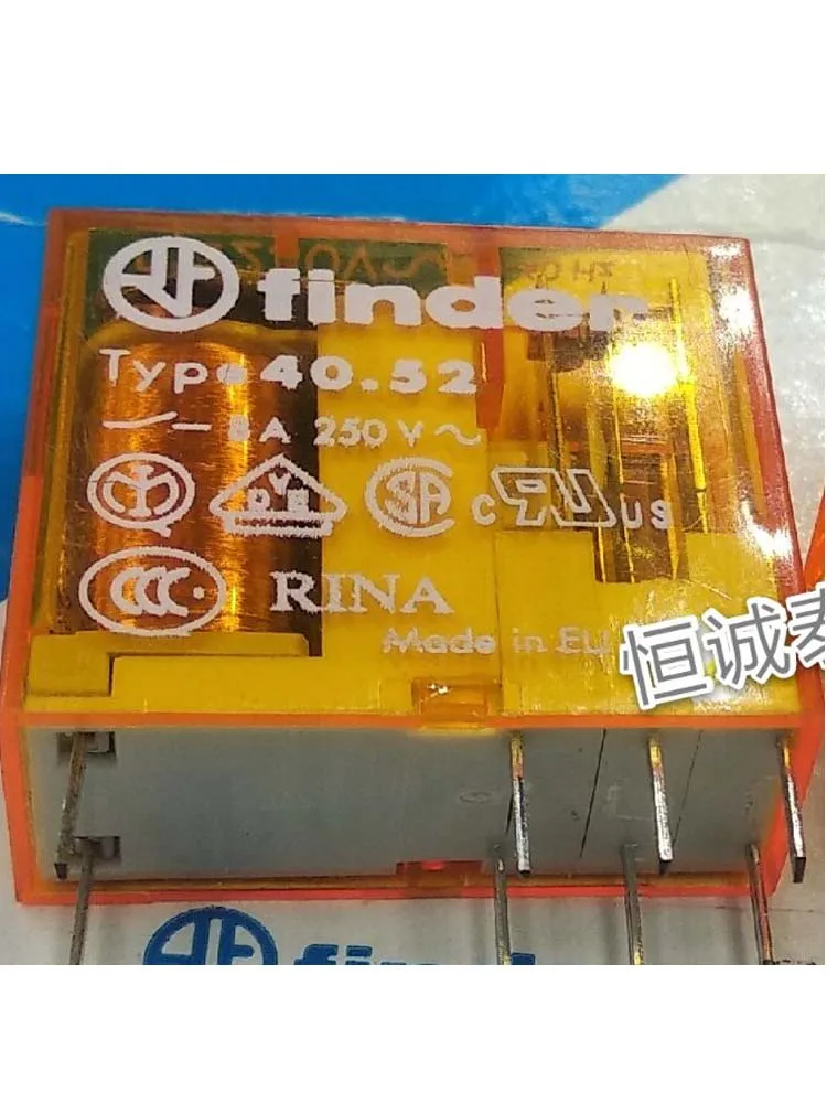 1 шт., реле 40,52, В переменного тока, 8 контактов