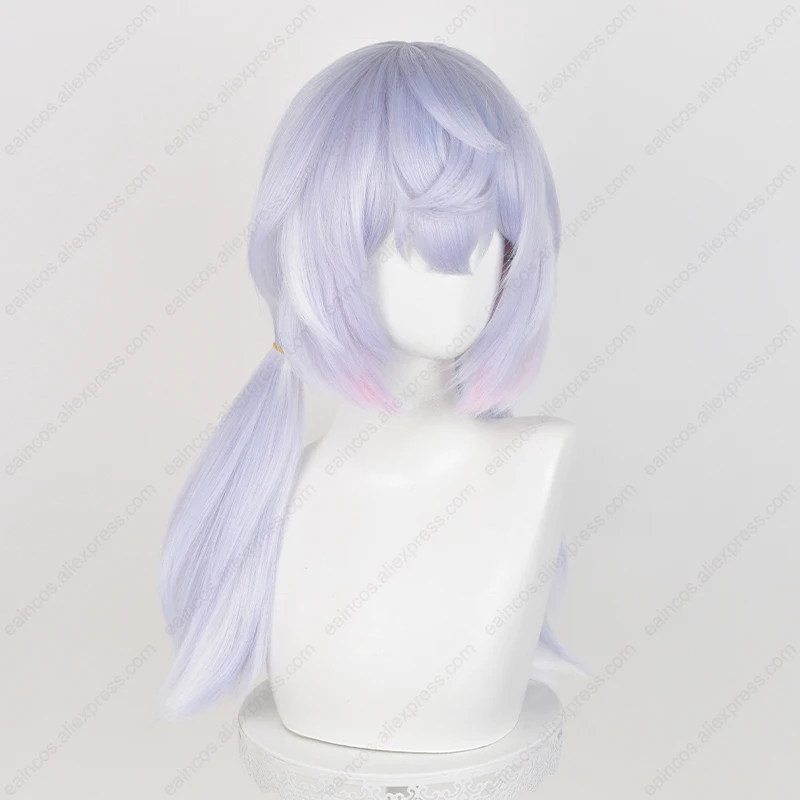 Женский парик для косплея Sigewinne длинный 55 см блестящий розовый пушистый с