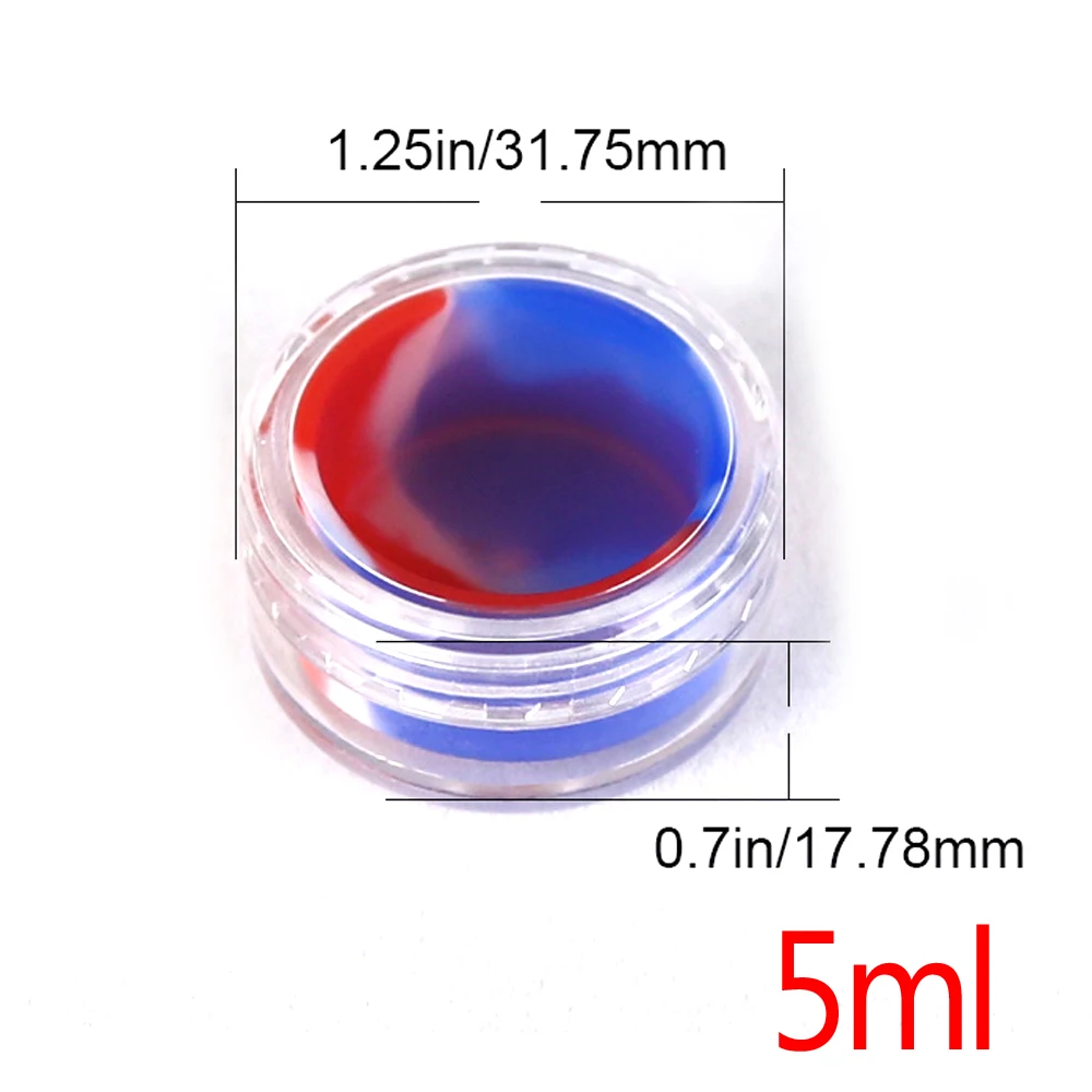 2 шт. 5 мл силиконовый контейнер для масла |