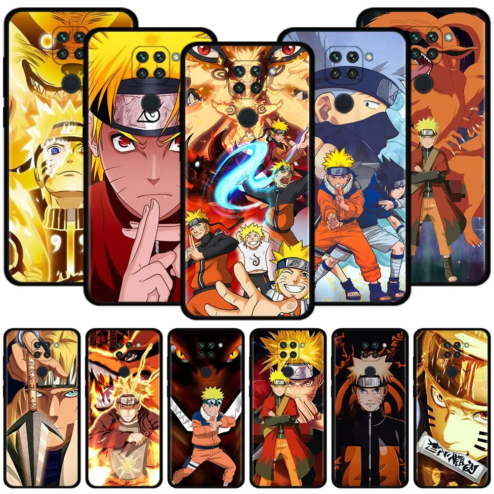 

Phone Cover For Xiaomi Redmi Note 11 9 8 10 Pro Max 7 9T 8T 9S 10Lite Case for REDMI 9 8 9C 9A 8A 7A Anime Uzumaki Naruto