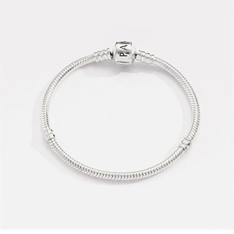 Лидер продаж серебряные и золотые шармы Змеиный браслет Подходит для pandora DIY