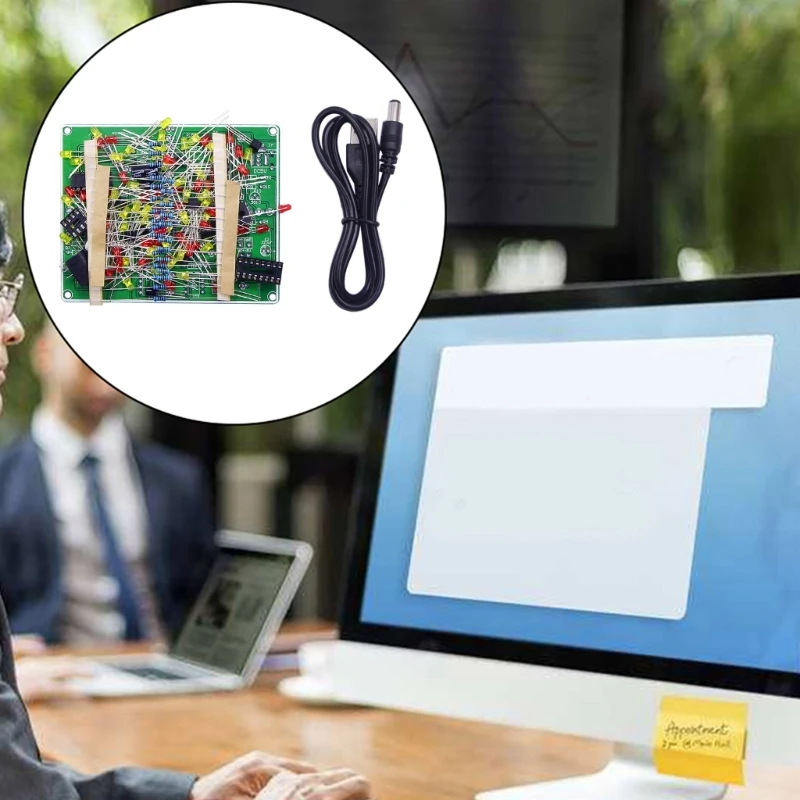 Электронные мигающие огни NE555 CD4017 Светодиодный электронный комплект взрывных