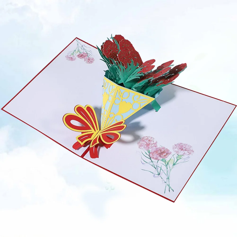 

3Dmotherdaygreeting Flower Gift Formum Form Daughter Blessing Stereoscopic