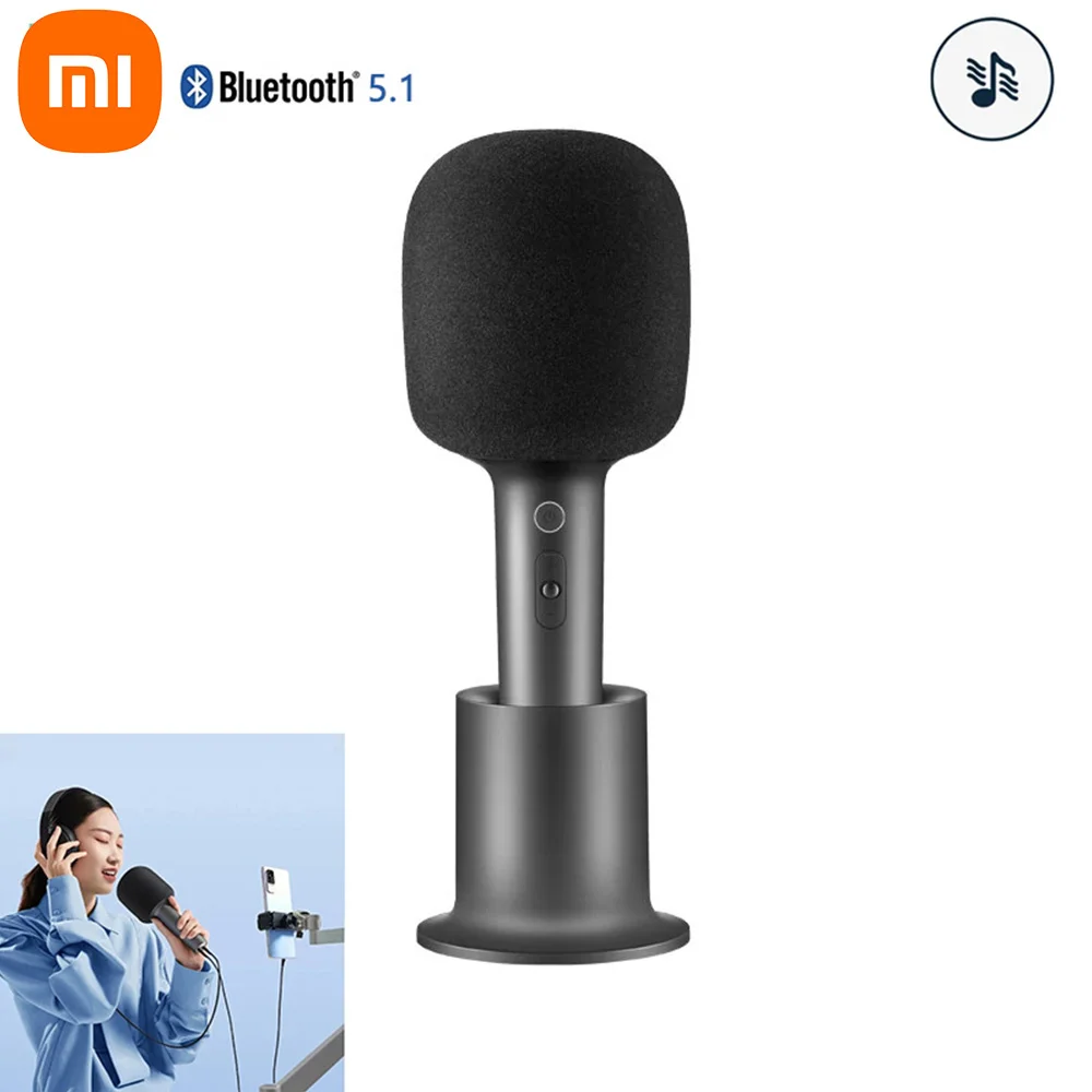 

Original Xiaomi MIJIA k-song microphone KTV-sound level Stereo effect, Can double Duet 9 kinds of interesting sound effects Best