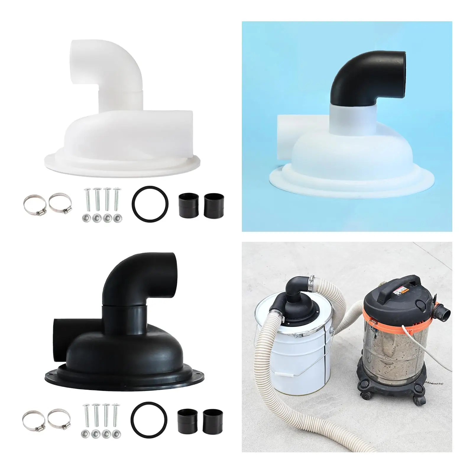 Циклонный фильтр пылесборник с локотью простой в установке циклонный чехол