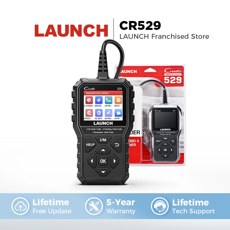 

Запуск Creader 529 CR529 OBD2 сканер автомобильные диагностические инструменты OBDII считыватель кодов автомобильный диагностический инструмент автоматического сканирования проверка двигателя