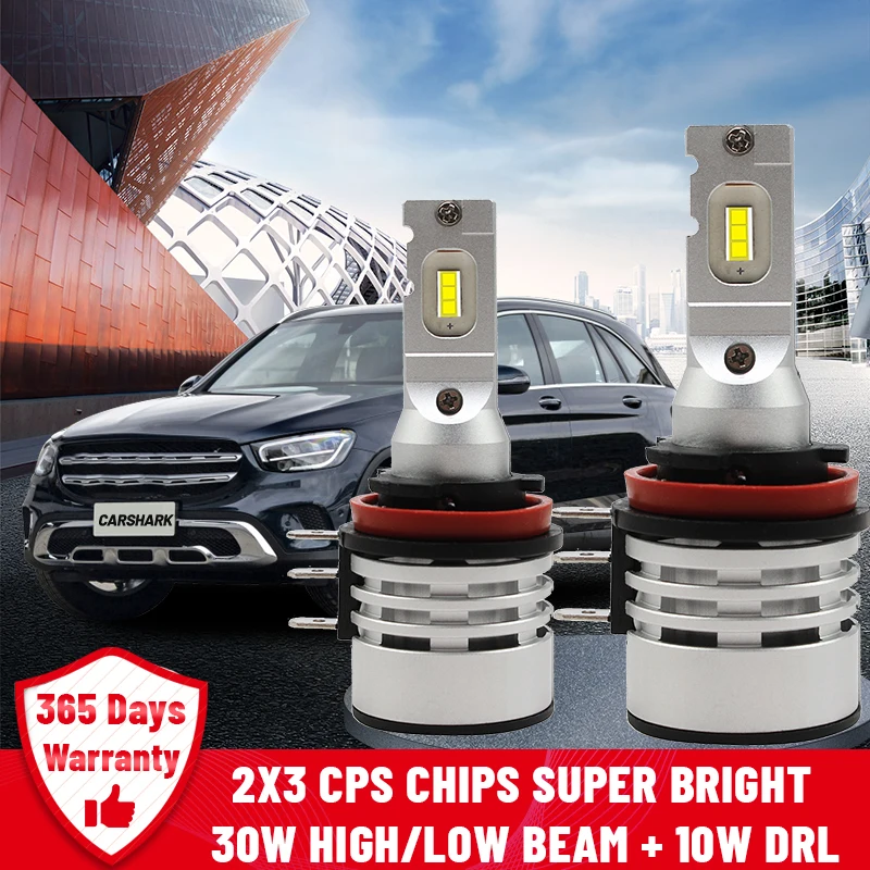 Светодиодсветодиодный автомобильная лампа H15 80 Вт 6000 лм конверсионная дальнего