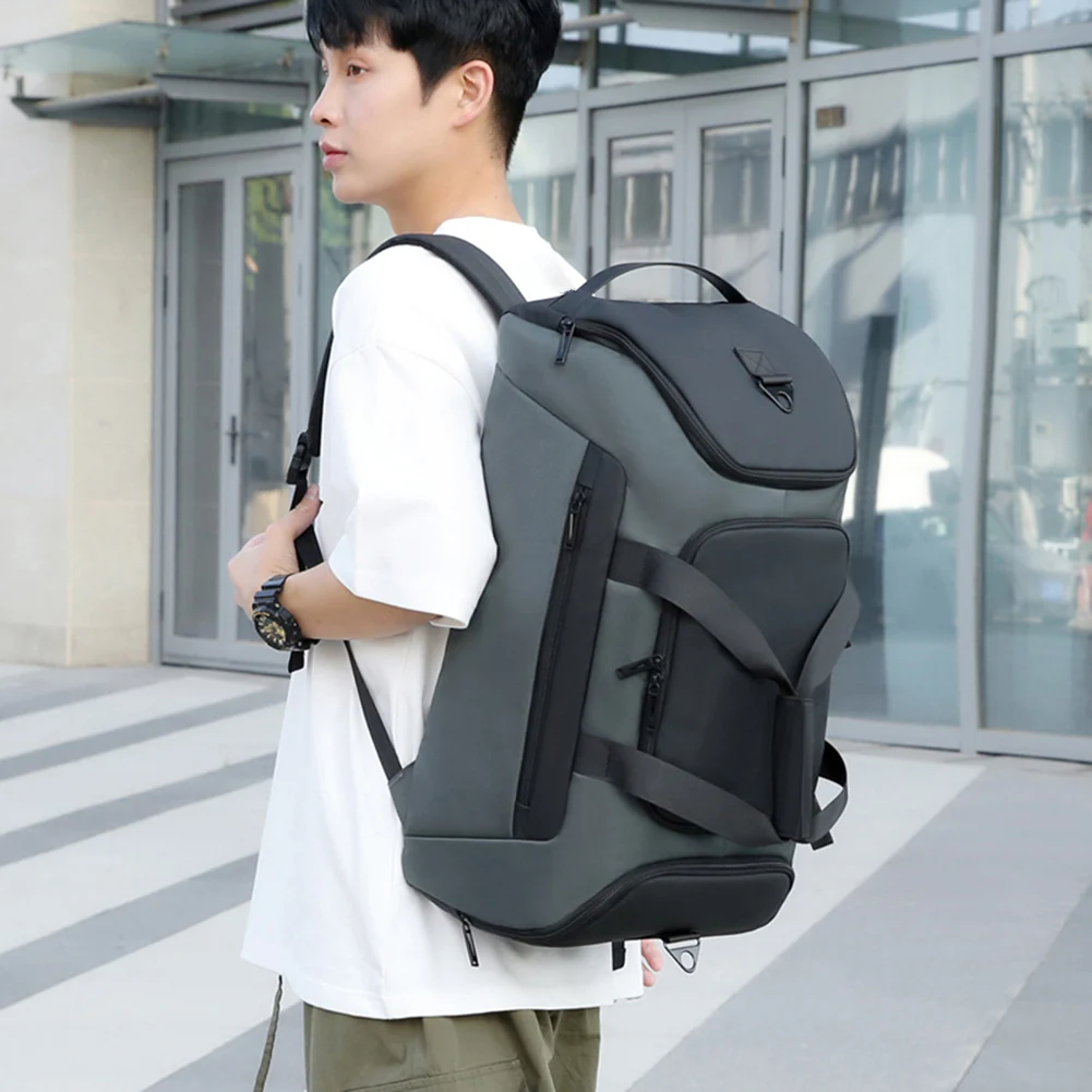 

Рюкзак для переноски на выходные с отделением для обуви и мокрым карманом, спортивный Спортивный спортивный рюкзак, большой водонепроницаемый легкий для женщин и мужчин