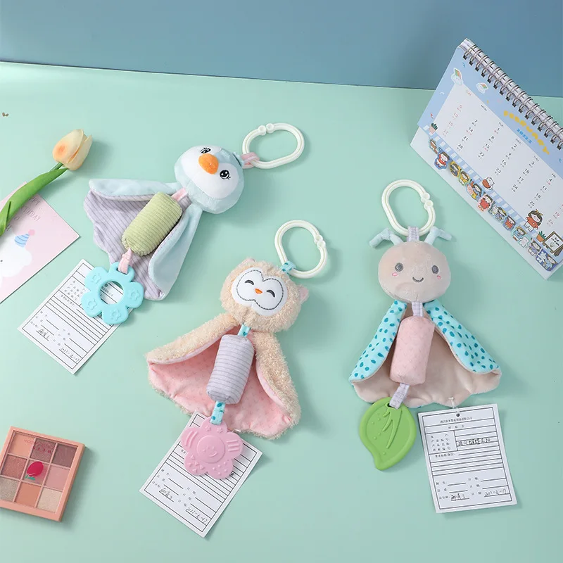 

Baby Rattles Mobiles Toddler Toys Christmas Crib Toys for Baby Soft Bed Bell Animal Musical Montessori Mobile Rattles Plush Toys