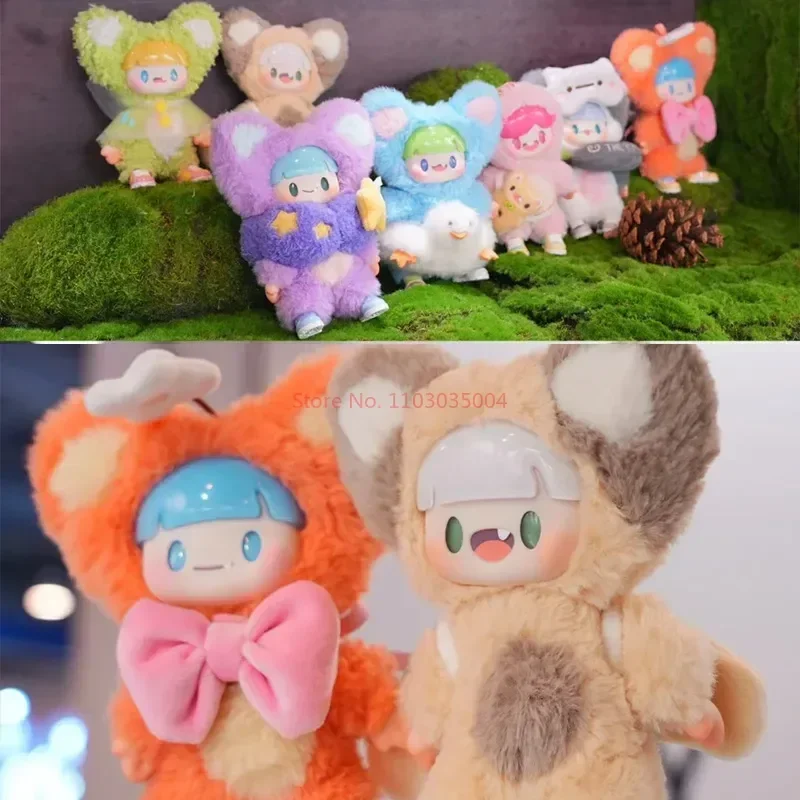 Kawai Adou Красочная Кукла Жизни Подвеска Виниловая Пушистая Слепая Коробка Школьная