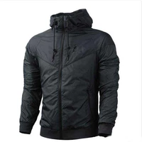 sports windbreaker mens popular spring and autumn thin coat explosion style outdoor windproof hooded casual leather jacket