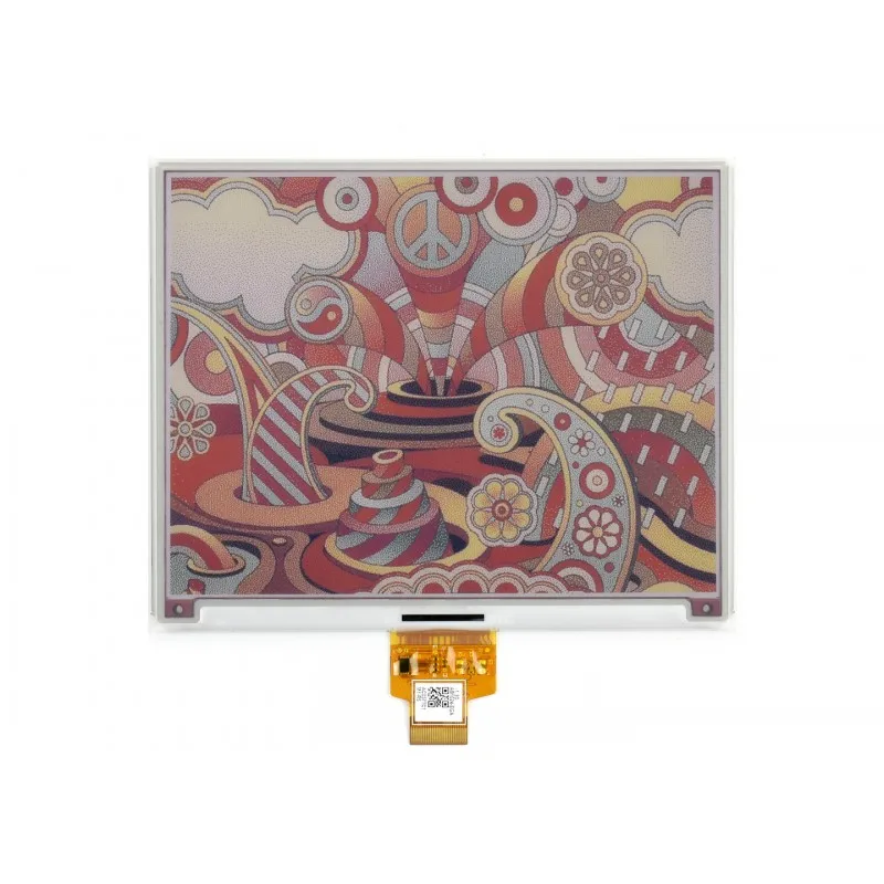 5 65 дюймовый ACeP 7-цветная электронная бумага E-Ink необработанный дисплей 600 × 448 без