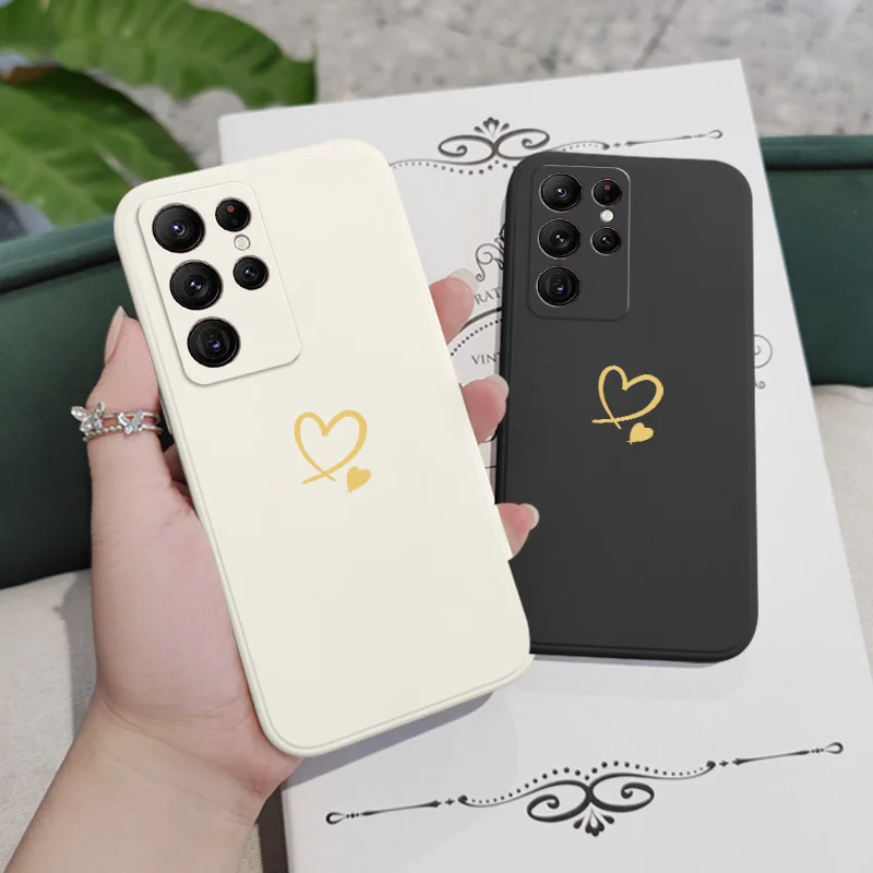 Gemini Love Phone Case For Samsung Galaxy S23 S22 S21 S20 Ultra Plus FE S10 S9 S10E Note 20 ultra 10 9 Plus Cover