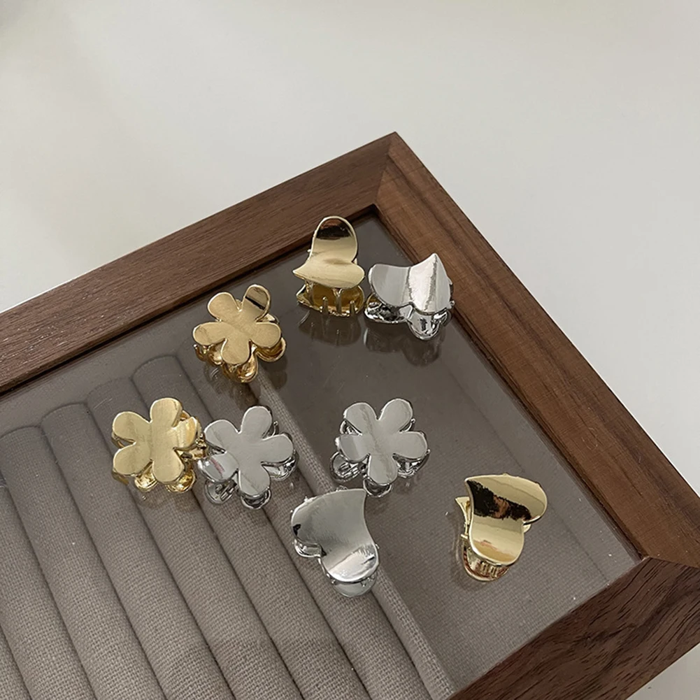 

Женская заколка для волос в виде цветка, с маленьким зажимом