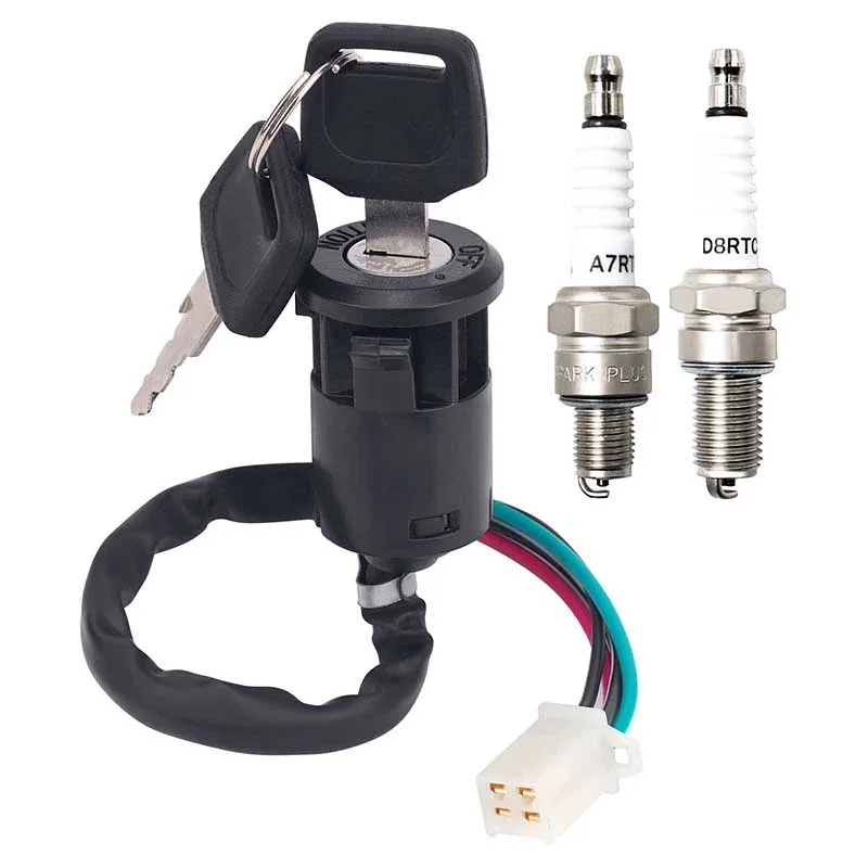 Электрический дверной замок ключ зажигания и свеча для TaoTao Buyang Coolsport Kazuma Sunl Coolster