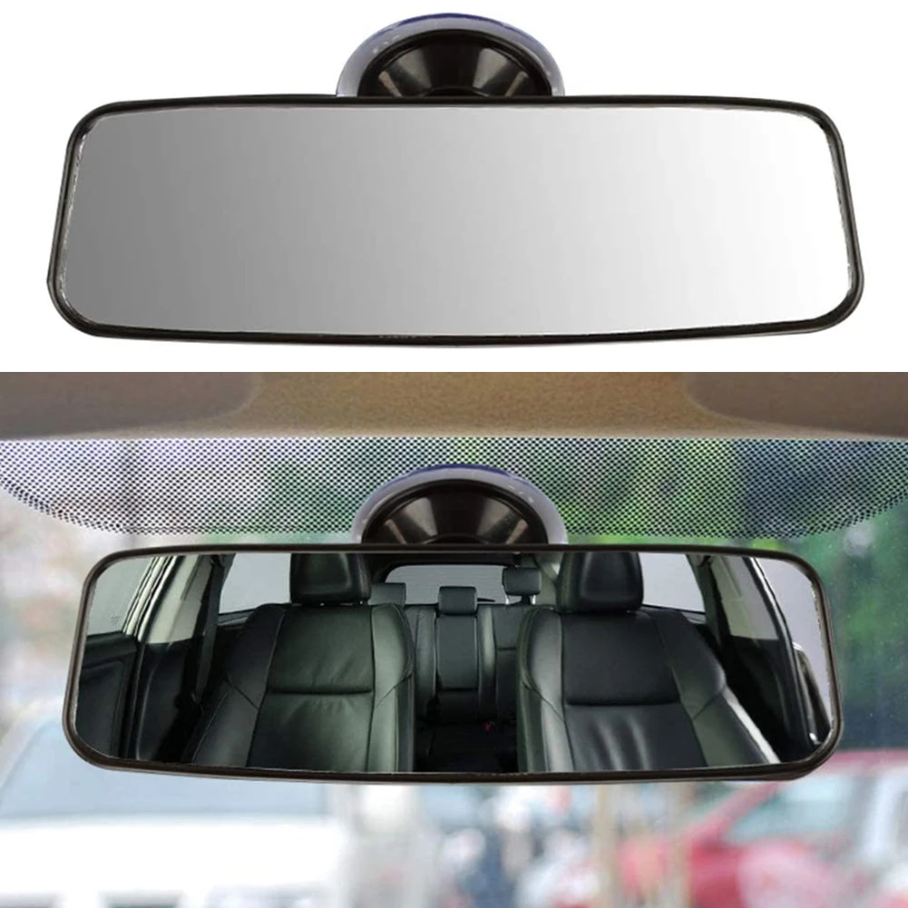 

Universal Car Mirror Interior Rearview Mirrors with Suction Cup Universal Auto Rear View Mirror Anti-glare Wide-angle Mirror