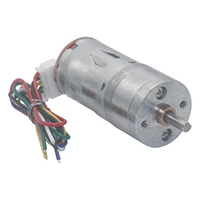 geared dc micro gearbox motor jga25 370 6 volt dc electric motor curtain robot 6v dc motor with encoder