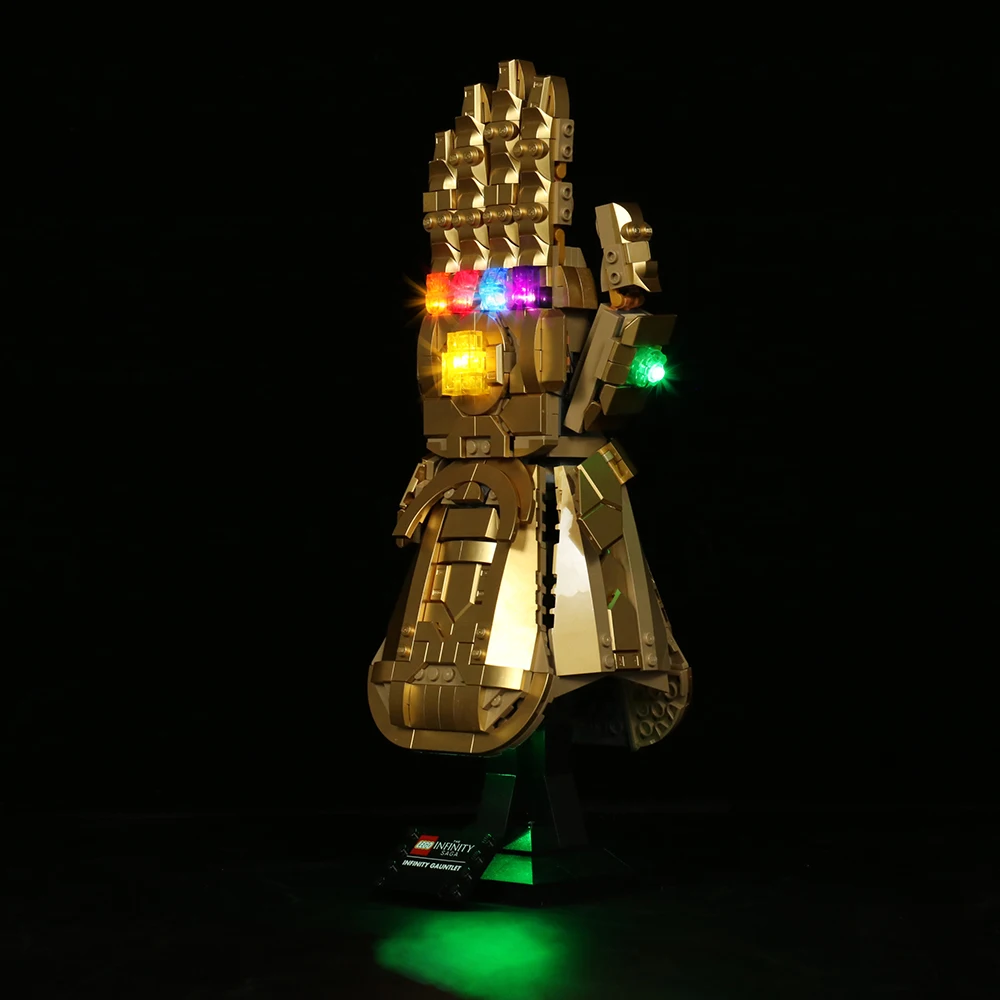 Светодиодный светильник Lazishi для 76191 Infinity Gauntlet Коллекционная модель игрушки
