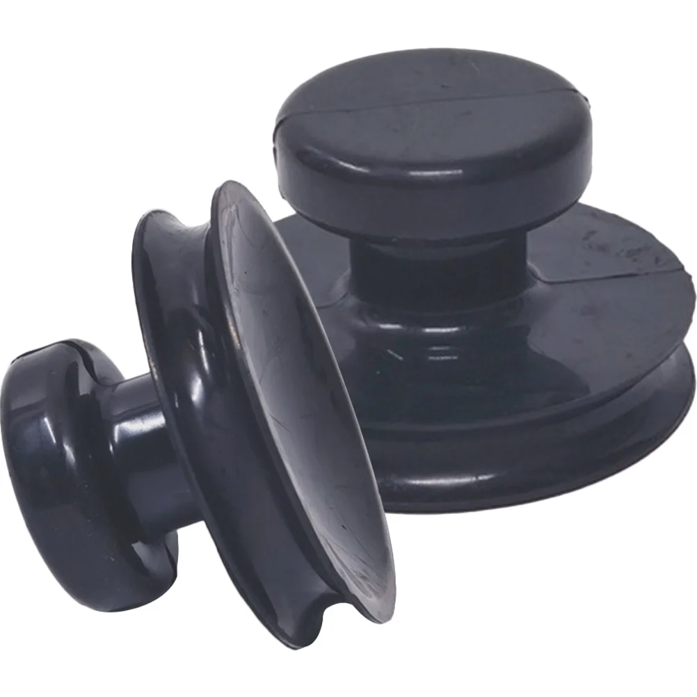 

2 Pcs Jewelry Accessories Bowl Suction Cup Spiritual Decors Portable Suction Handle Sound Bowl Handle