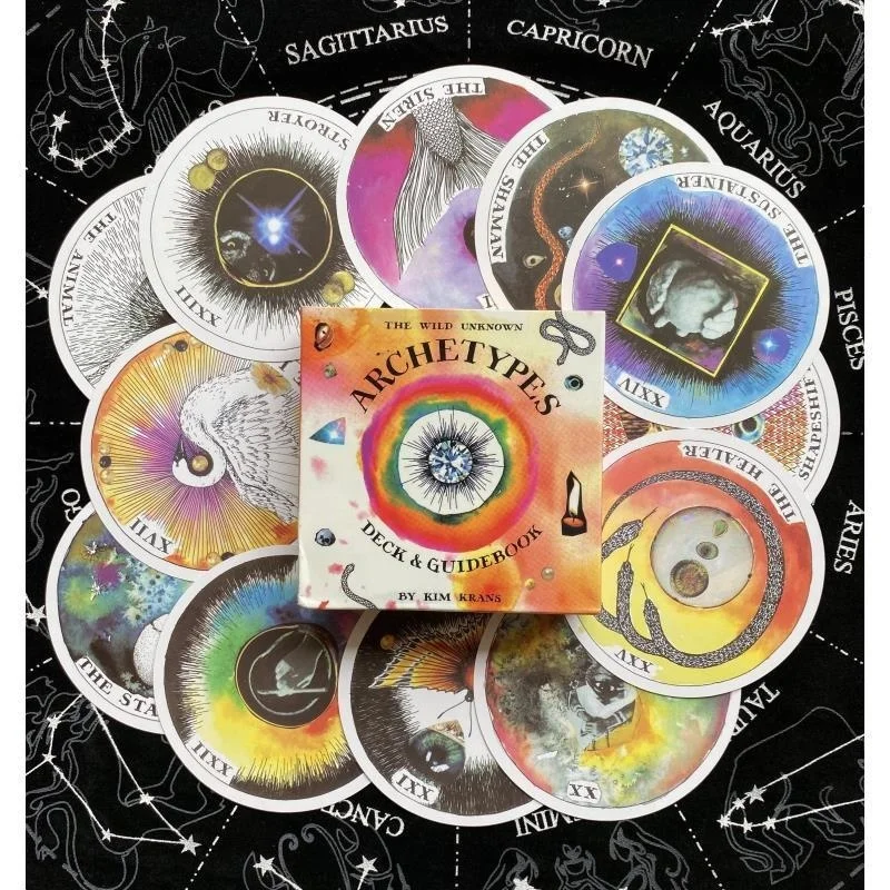 

English Version Tarot English Divination Tarot Entertainment High Quality Play Card 78 Card Deck With Guidebook