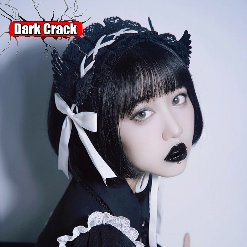 

Woman Y2K Girl Cross Hairpin Cortical White Wing Streetwear hair Barrettes Hair Clip Hairgrips Gothic Punk Harajuku hairpins