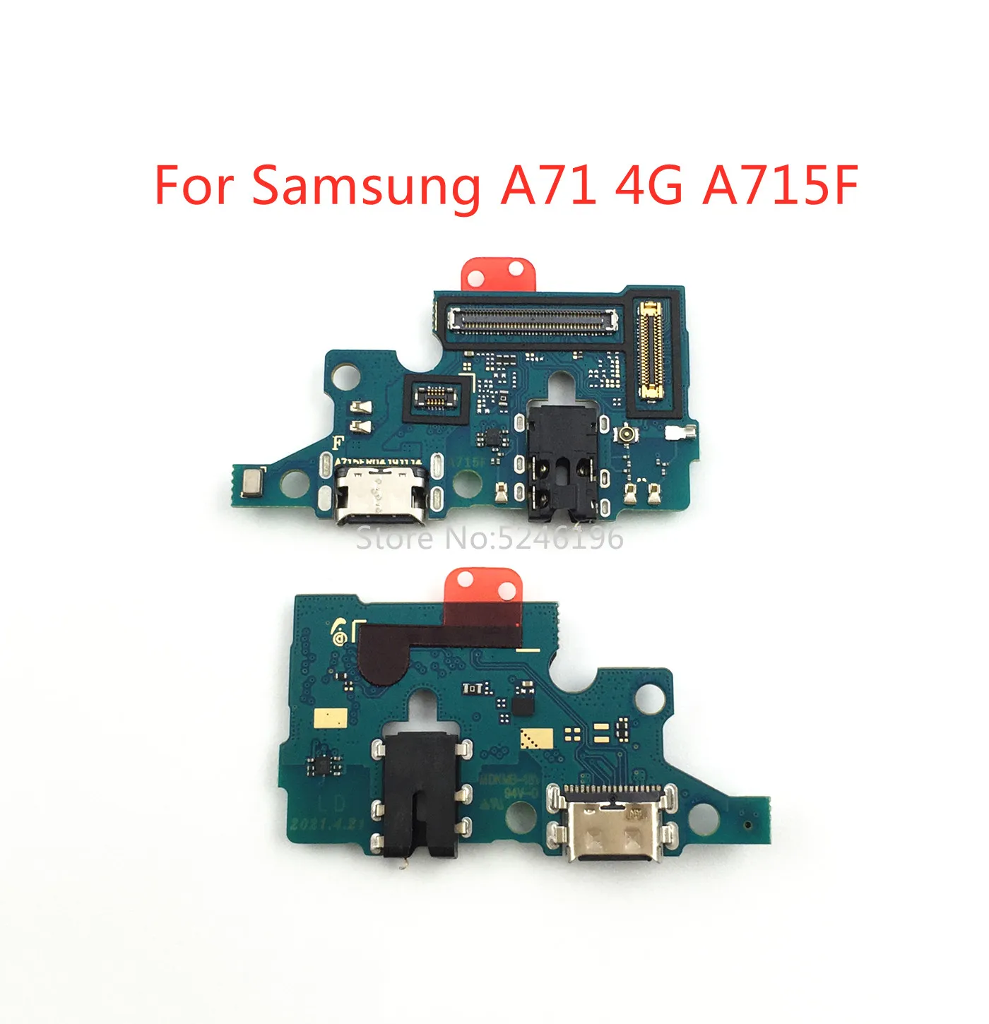 1 шт. USB зарядный порт зарядное устройство для Samsung Galaxy A71 4G A715 A715F базовый разъем Замена части