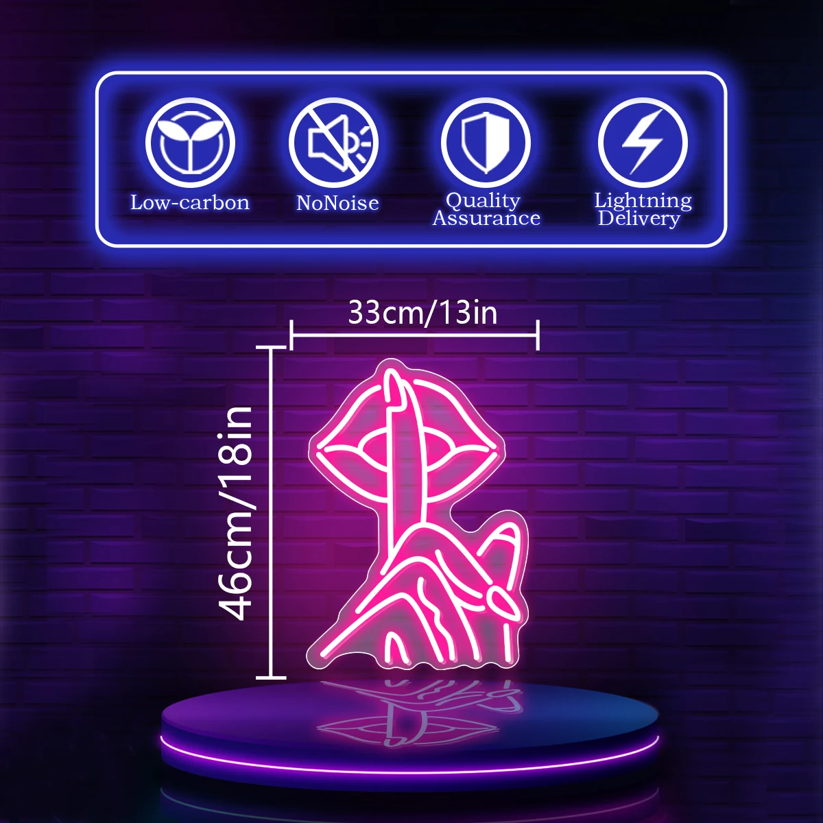 Сексуальный Блеск для губ неоновая вывеска бара ресторана KTV