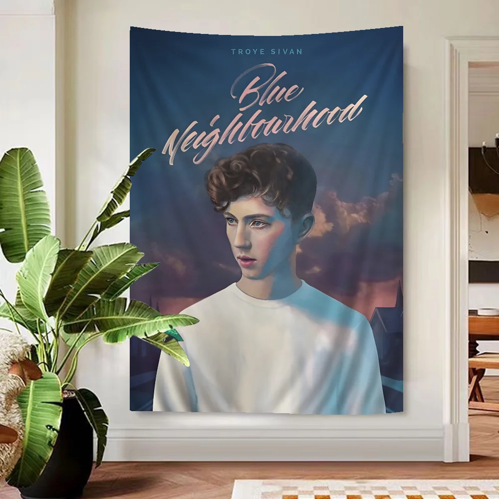 Singer T-Troye Sivan Tapestry Art Printing Bohemian Wall Tapestries Mandala Decor Blanket