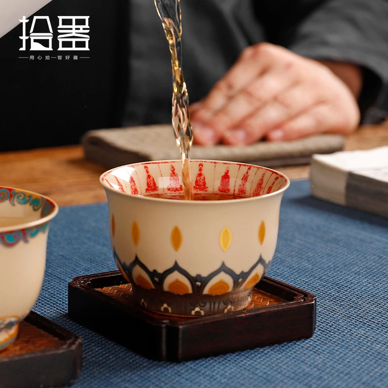 Керамическая чашка Dunhuang серая