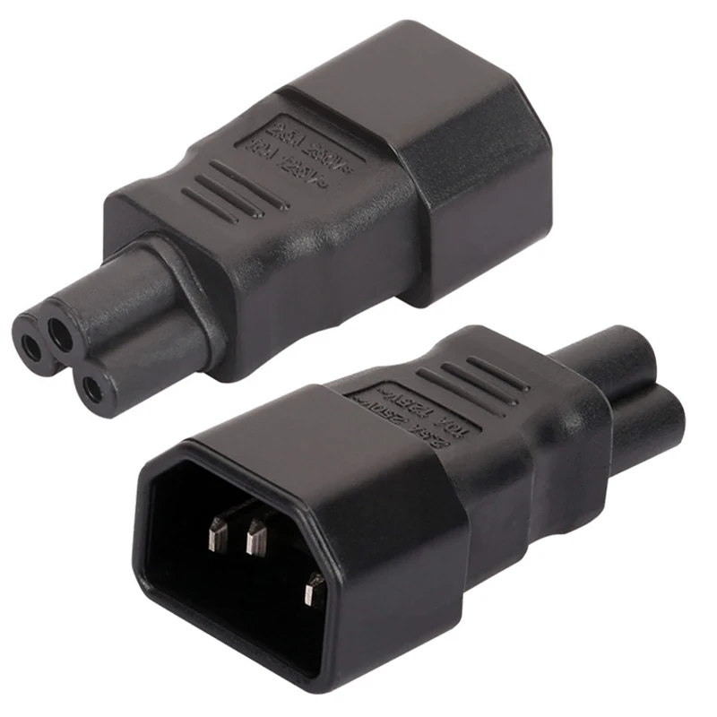 

10 шт., адаптер питания с внутренней вилкой IEC320 C14 на C5 PDU