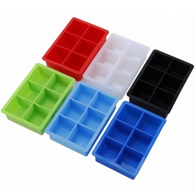 Big 5cm Ice Cube Trays for Freezer Silicone Cubitera Ice Cube Mold with Lid Large Square Ice Ball Maker for Cocktail Whisky images - 6