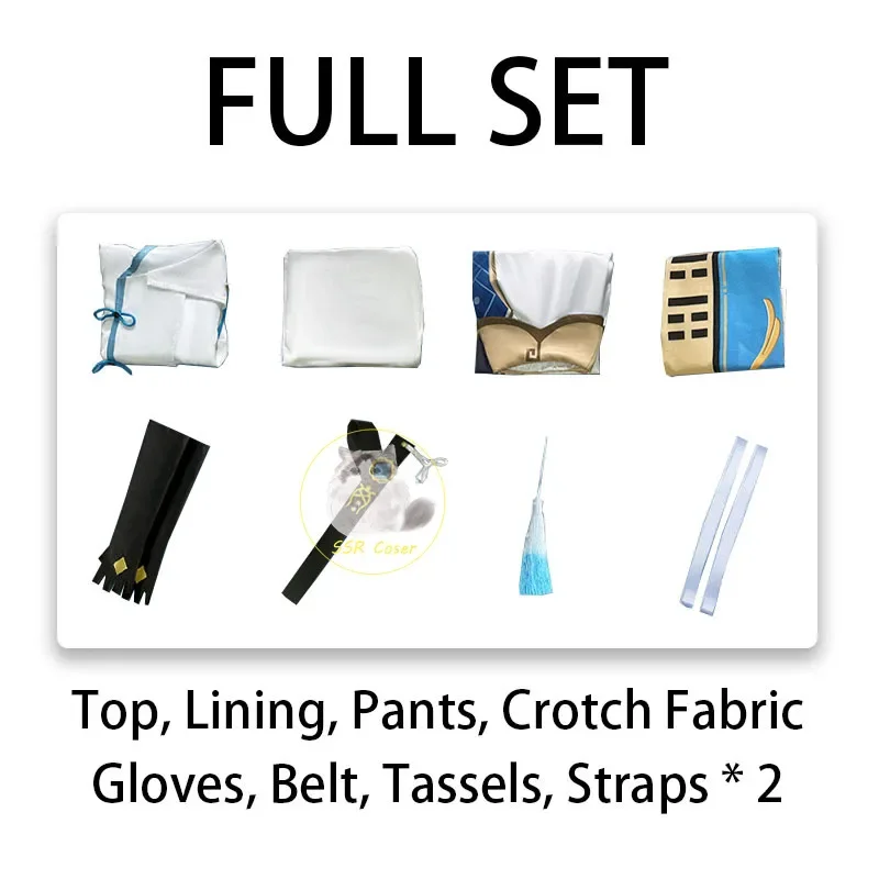 Genshin Impact Chongyun костюмы для косплея униформа одежда синяя аниме-игра карнавальный