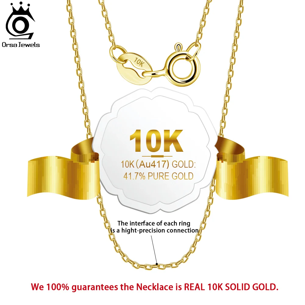 Ожерелье ORSA JEWELS с цепочкой длиной 0 7 мм 10 к цвет желтый/белый/розовое золото -