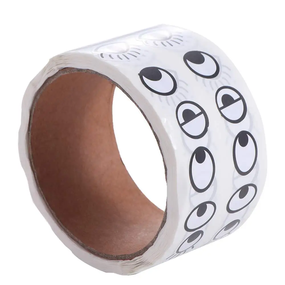 

Мини-наклейки для глаз, бумага, черные и белые, 1000 шт.