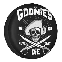 goonies one eyed willys rum skull spare tire cover for jeep never say die sloth chunk fratelli skull pirate car wheel protector