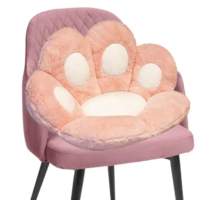 

Cat Paw Cushion Cats Paw Shape Chair Pads With Backrest Multifunctional Soft Plush Lazy Sofa Floor Cushions For Dining Room